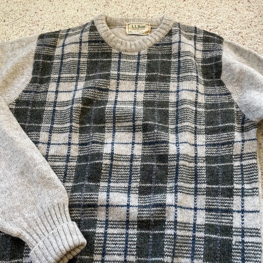 L.L. Bean pullover sweater...vintage 1970